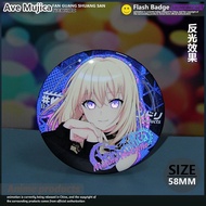 [Ready Stock] New Style 2026Ave Mujica Reflective Badge Merchandise Triangle Chuhua Ruoye