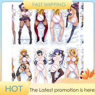 Japanese Anime Dakimakura Taimanin Asagi Akiyama Rinko Decorative Pillowcase Hing Body Pillow Cover 