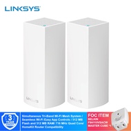 Linksys Velop Intelligent Mesh WiFi System TRI-BAND AC4400 2-PACK - WHW0302-AH (FOC Belkin F9H110VSA