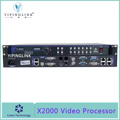 LINSN X2000 LED Video Wall Processor Scaler Splicer 2048×1152 for Large LED Display