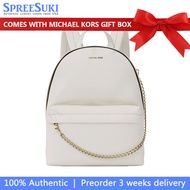 Michael Kors Backpack In Box Slater Medium Backpack Lt Cream 35F5G04B2V