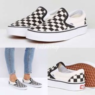 Vans slip 棋盤格 懶人鞋 黑米 賈斯汀 基本款 休閒鞋