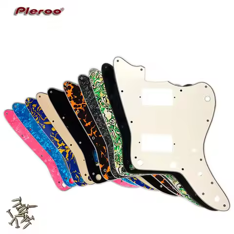Pleroo Custom Izeiont Pickguard - For MIJ Jazzmaster Guitar Pickguard With PAF Humbucker NO Upper Ho