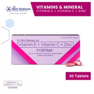Fortima Vitamin E + Vitamin C + Zinc (30 tablets)