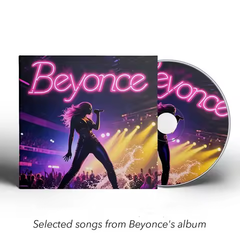 Pop Beyonce Music CD Greatest Hits Album I Was Here Music Record Cosplay Walkman Car Soundtracks Box