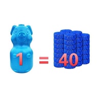 PIG-SHAPED BEAR-SHAPED TOILET DROP