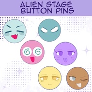 ALNST || Alien Stage Button Pins || Fanmerch