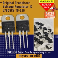 Transistor Voltage Regulator IC L7805CV – 5V Regulator TO-220
