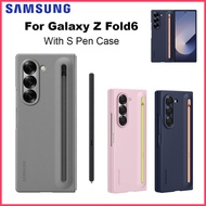 Original for Samsung Galaxy Z Fold 6 S Pen Protective Case EF-OF95P Z Fold6 with Built-in S Pen Sili