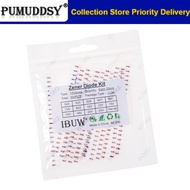 300PCS 16Values Zener Diode Kit 3V0-24V 1N4148 LL34 for Voltage Regulation Projects