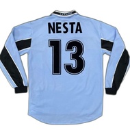 Nesta #13 SS Lazio Home 1998/1999 Player Issue Long Sleeve PI LS 98/99 Original Authentic Jersey Foo