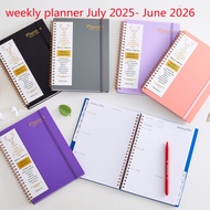 planner 2026 2026 planner 25-year schedule plan this coil weekly plan english schedule book