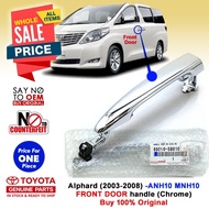 Alphard (2000-07) Front Door Outer Handle Chrome (Original) 69210-58010 TOYOTA ANH10 MNH10