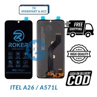 ( TX ) LCD UNTUL ITEL A26 / A571L FULLSET Original BY ROKER
