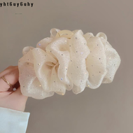 Kẹp Tóc Nơ Tiểu Thư Càng Cua Hai Mặt Kẹp Tóc Nơ Voan Chấm Bi Cặp Tóc Nơ Size Lớn Búi Sau Miễn Phí Vậ