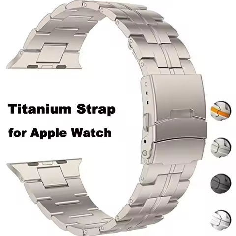 Titanium Strap For Apple Watch Series 11 10 42mm 46mm For Iwatch Ultra3 49mm S9/8/7/6/5/SE3 45mm 44m