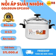Nồi áp suất Goldsun GPC1900 ( 4 - 5 - 7 - 9 - 11 lít) - Nồi Áp Suất Nhôm Điện Hóa Mềm Hiện Đại Tại S