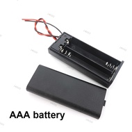 1pcs 5pcs 2 Slot AAA Battery 4.5V 3X1.5V Holder Case Box 2pin dc Leads ON/OFF Switch Cover Standard 