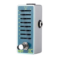 EX EQ7 Guitar Effect Pedal 7-Band EQ Full Metal Shell True Bypass Phase Guitar Pedal Guitar Accessor