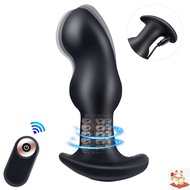 Rotating Anal Beads Vibrator Butt Plug Prostate Massager Sex Toys For Men Women Wireless Remote G-Spot