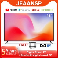 JEAANSP 43 inch  Smart TV HD LED 50 inch Smart TV 55 Inch Android TV Bluetooth DVBT2 Netflix/YouTube
