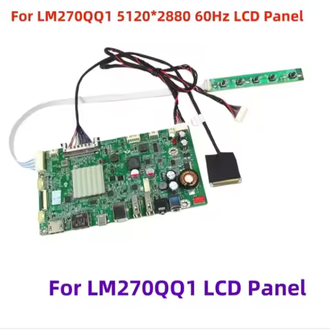 5K EDP LCD Display Controller Board, LCD Monitor Controller, Compatible with 27" iMac A1419 A2115 LM