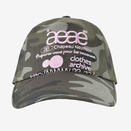 aeae - Web Logo Camo 5 Panel Cap [Black, green] Vintage Camouflage Streetwear Baseball Hat Unisex On