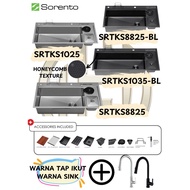 SORENTO MULTIFUNCTIONAL KITCHEN SINK + TAP + 12 ACCESORIES