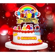 D Billions Cake Topper (Printed)
