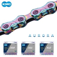 KMC Aurora Bicycle Chain X10 X11 X12 MTB Chains 10S 11S 12S Road MTB Bike Current Mountain Bikes Cur