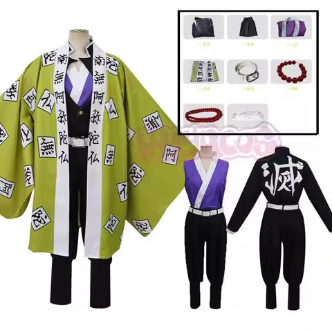 Himejima Gyomei Fantasy Cosplay Anime Demo Cosplay Slaye Costume Disguise Adult Men Cosplay Roleplay