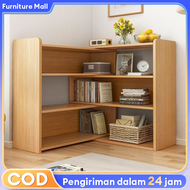 Furniture Rak Buku Organizer Rak Multifungsi Minimalis Rak Kayu Rak Pajangan Portable Lemari Buku