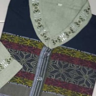 Cari Murah (BONUS DUS) MOERBA Baju Koko Pria Lengan Pendek Terbaru 2025 Bahan Songket Warna Halus Di