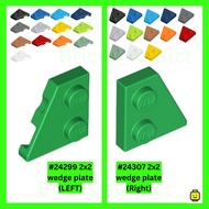 LEGO PARTS (GENUINE) 24299 / 24307 Wedge, Plate 2x2 Left / Right Assorted Colours