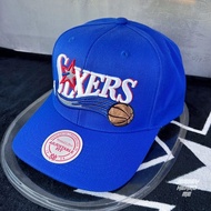 [Jersey Collector] M & N 76ers 76ers Blue Meteor Adjustable Old Hat Mitchell Ness NBA Dad