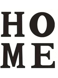 1入木製「HOME」招牌25厘米掛飾家庭字母壁飾農舍客廳廚房走廊入口新居禮物裝飾