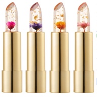 Calizmay Floral Lipstick Set – 4 Colors (Minute Maid, Dream Purple, Barbie Doll Powder, Flame Red) 4