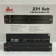 Equalizer Dbx 231 Sub / Dbx 231 + Subwoofer / Dbx 231 Subwoofer - Dbx