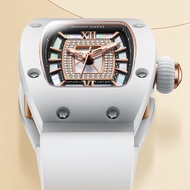 BONEST GATTI Watch Women Fashion Light Luxury Barrel Mechanical Watch Valentine Gift Girlfriend Phan