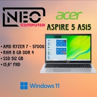 LAPTOP ACER ASPIRE 5 A515 RYZEN 7 8/512 GB 