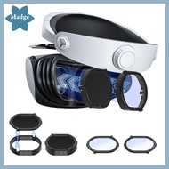 MADGE ป้องกัน-ฝุ่น ตัวป้องกันเลนส์ VR สากลสากลสากล ป้องกันรอยขีดข่วน ฝาปิดเลนส์ แว่นตา VR สำหรับแว่นตา ทนทานต่อการใช้งาน ฝาครอบกันฝุ่น สำหรับ PS VR/Playstation VR2 PS VR,