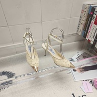 Jimmy * Ladies Fashion Catwalk Style Gauze High Heel Sandals