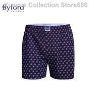 shorts✹❈✶BYFORD / Baifu new men's vertengle pants pure print aboro four-polent-MW90944