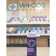 WOODS PHARMACY SAMBUCOL ORIGINAL BLACK ELDERBERRY SYRUP - ORIGINAL 120ML (ADULT/KID) EXP 06/25