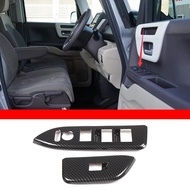 For 2017-2021 Honda N-BOX JF3 JF4 ABS Glass Lifting Frame Decorative Strip Sticker Car Protection Ac