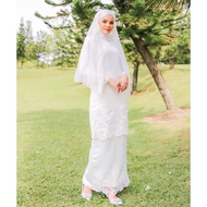 [New With Tag] Fatima Kurung Off white Size M Bride series