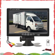 12V-36V 7inch Car Monitor 16:9 800x480 LCD Rearview Monitor with 2 Way Video Input for Rear View Cam