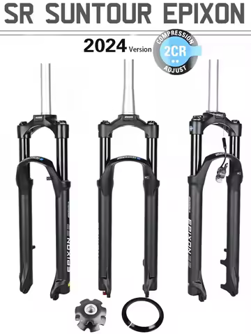 2024 SUNTOUR EPIXON Bicycle Front Fork, 26/27.5/29 Inch MTB Suspension Fork, Manual & Remote Lockout