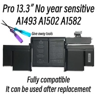 Branded original MacBook Pro 11.3-inch A1502 A1493 A1582 laptop replacement battery