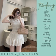 Huong fashion mermaid neck sequin dress